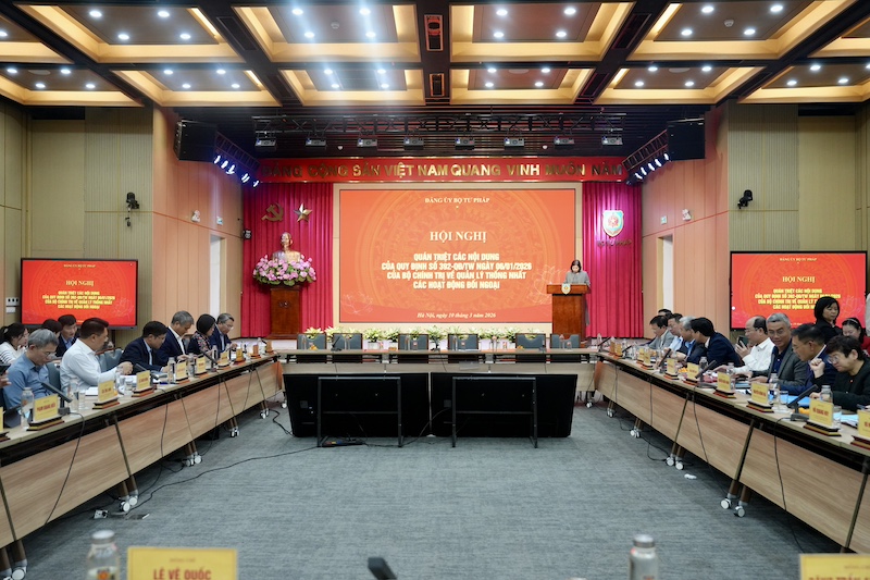 Hội nghị quán triệt, phổ biến nội dung về quản lý thống nhất các hoạt động đối ngoại